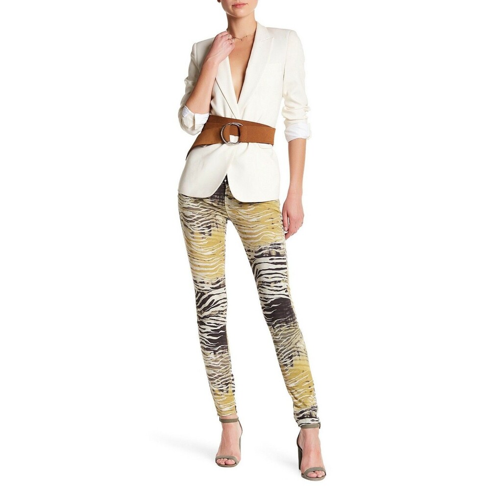Etienne Marcel Printed Zebra Skinny Jean